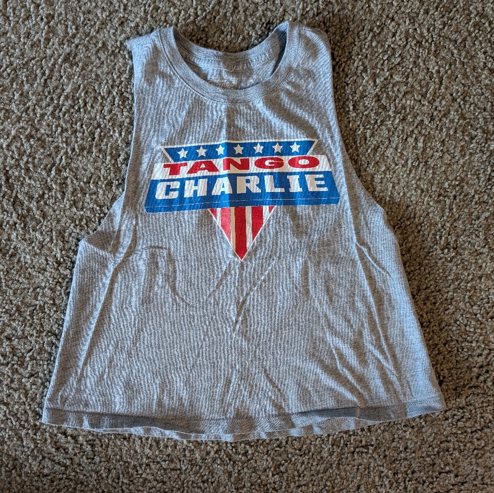 TCA Tango Charlie Apparel American Gladiator Racerback Tank T-shirt Small